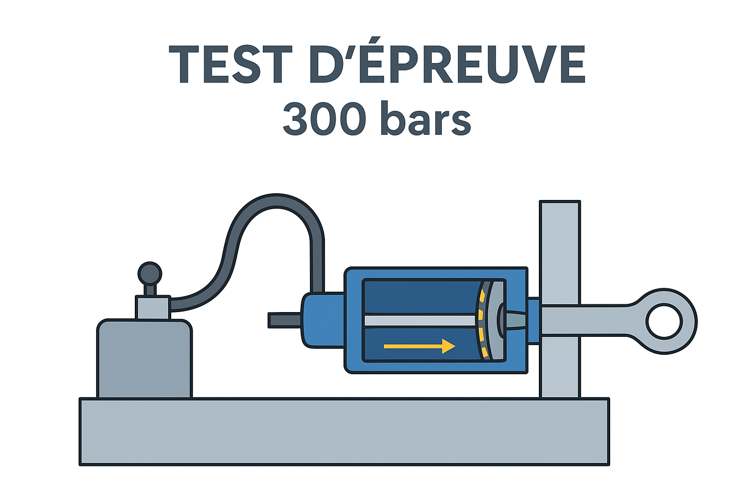 Le test d’épreuve hydraulique : précision et fiabilité au cœur des vérins EUROMAT
